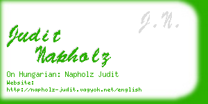 judit napholz business card